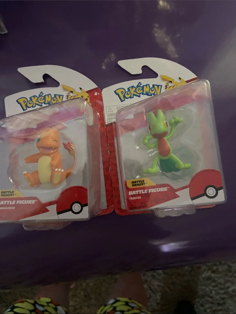 Pokémon Battle Figure Duo – Charmander & Treecko